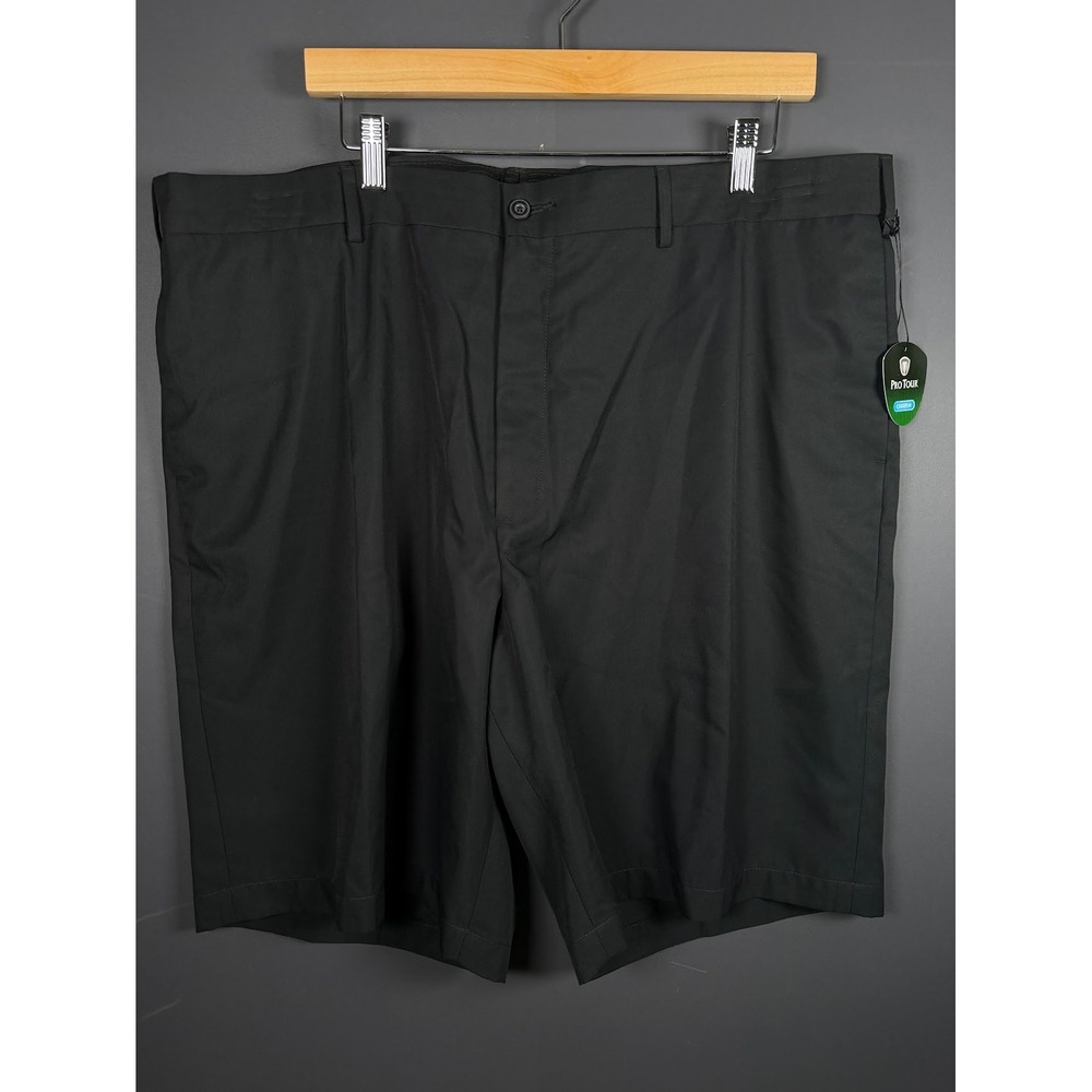 NWT Pro Tour CoolPlay Ultimate Golf Shorts Mens 42 Black Performance